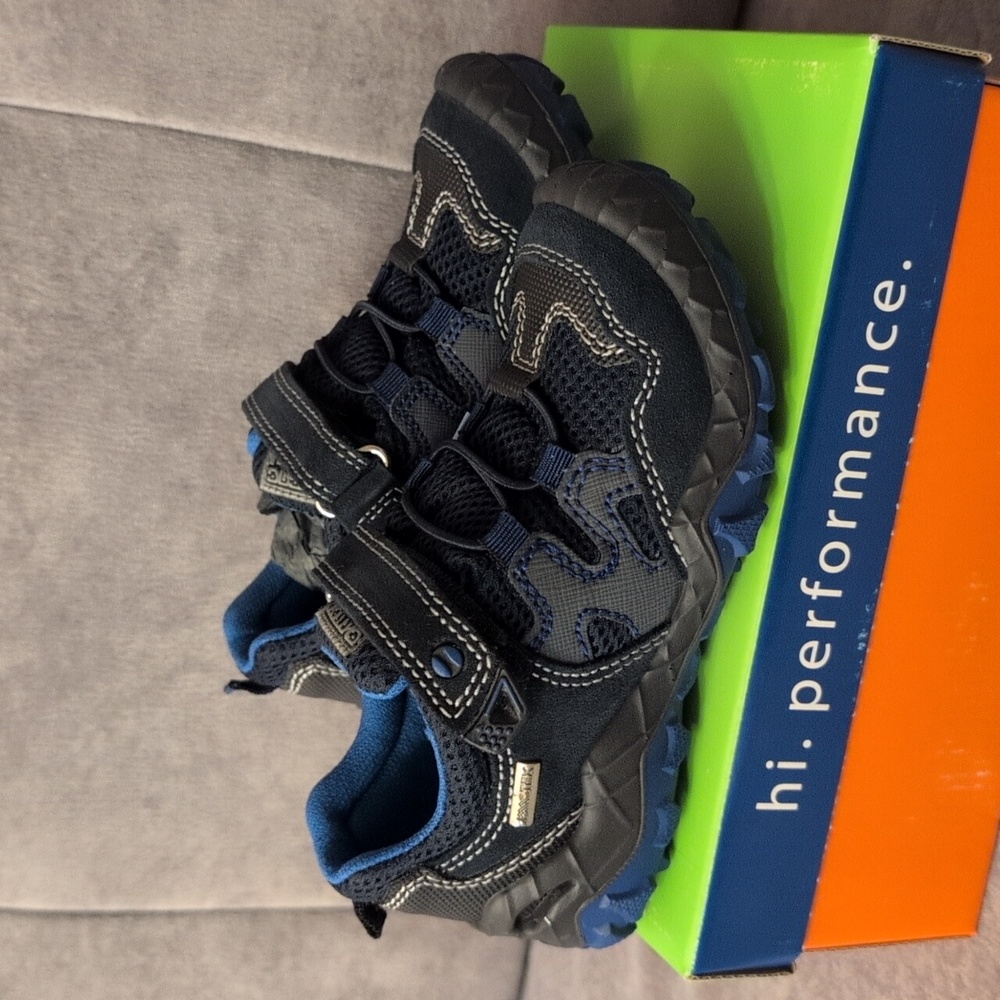Kids Navy and Black Sneakers